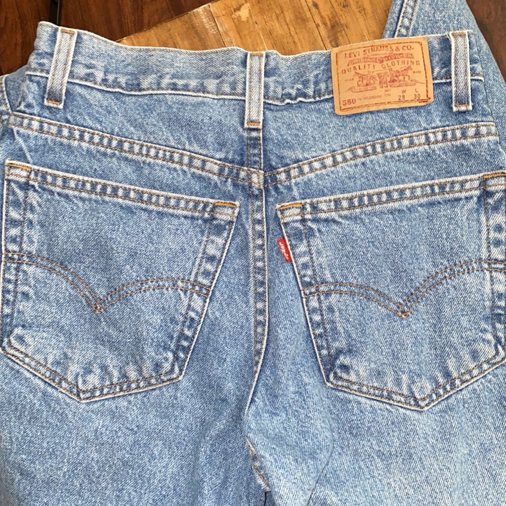 levi’s 550 straight leg